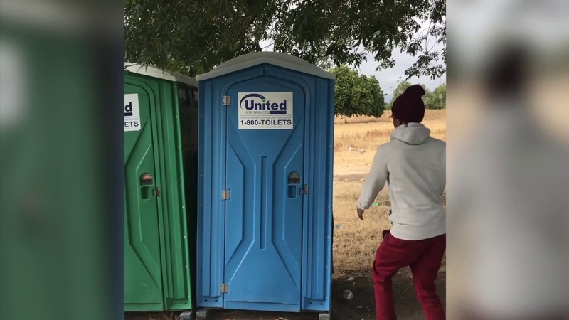 I hate porta potties.