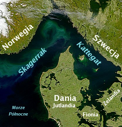 Каттегат пролив карта