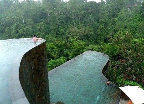 Бассейны в отеле Ubud на Бали