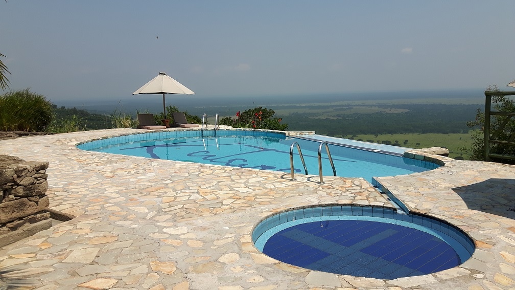 13.Katara Lodge - Luxury eco-lodge located in Queen Elizabeth National Park, on the Great Rift Valley escarpment - Uninterrupted views of the savannah, Lake Edward and the Virunga and Rwenzorie mountain ranges - 7 spacious cottages hand-crafted from local materials with canvas walls that can be folded away for breathtaking views - Full board (breakfast, lunch and dinner) included, exclusive of drinks