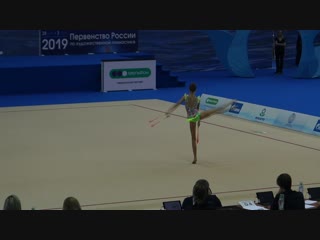 Софья Никеева - булавы (финал) // Первенство России, Казань