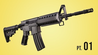CGC Classic: Modeling a M4 Rifle - Pt. 1 (Blender 2.6)