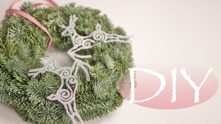 Как быстро сделать Новогодний венок из НОБИЛИСА / DIY Tsvoric / New Year's wreath from NOBILIS