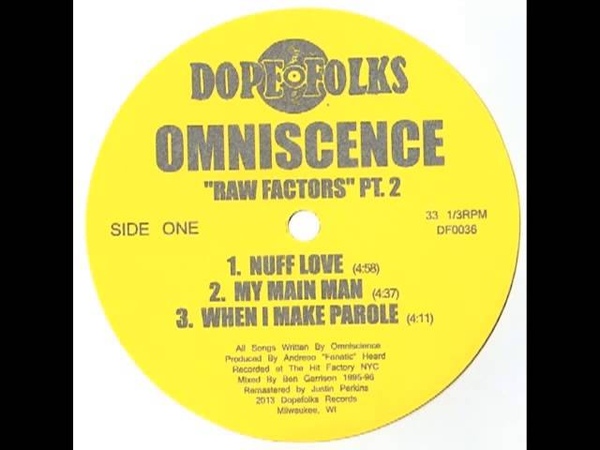OMNISCENCE NUFF LOVE