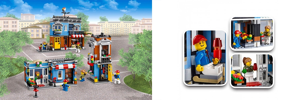 Конструктор Lepin Магазинчик на углу 24007 Конструктор Lepin Магазинчик на углу 24007
