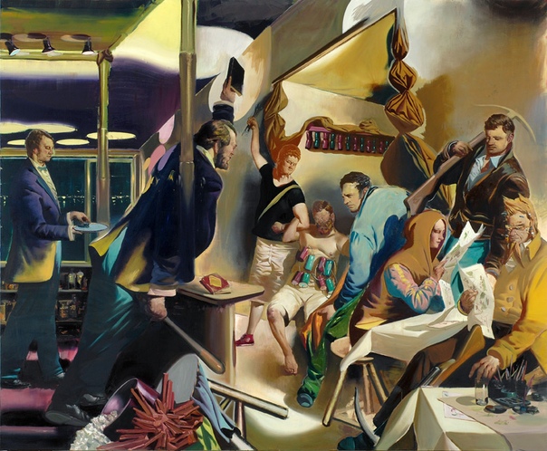 Нео Раух / Neo Rauch ( 1960, Лейпциг, Германия ). 1981 - 1986 изучал живопись в колледже графики и книжного искусства в Лейпциге (Hochschule für Grafi und Buchunst Leipzig) у профессора Arno