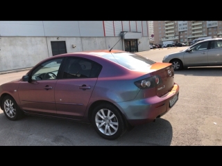 Mazda 3 Plasti Dip “Plasma Chameleon”