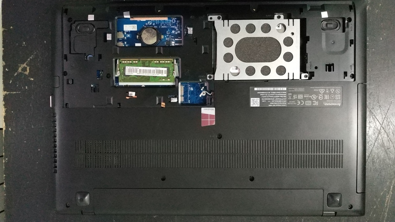 Как разобрать ноутбук леново ideapad 300