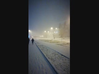 Снежная гроза в Иванове.