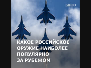 Какое российское оружие наиболее популярно за рубежом