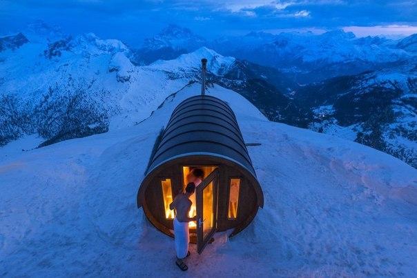 Сауна в Альпах