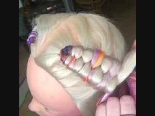 Как плести infinity braids с канекалоном. Часть 2