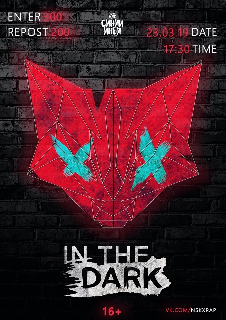 Афиша Новосибирск In The Dark / 23 марта / Синий Иней