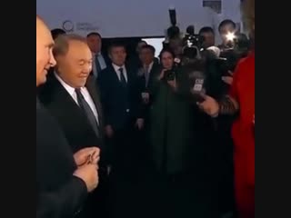 Путин и Назарбаев в Петропавловске