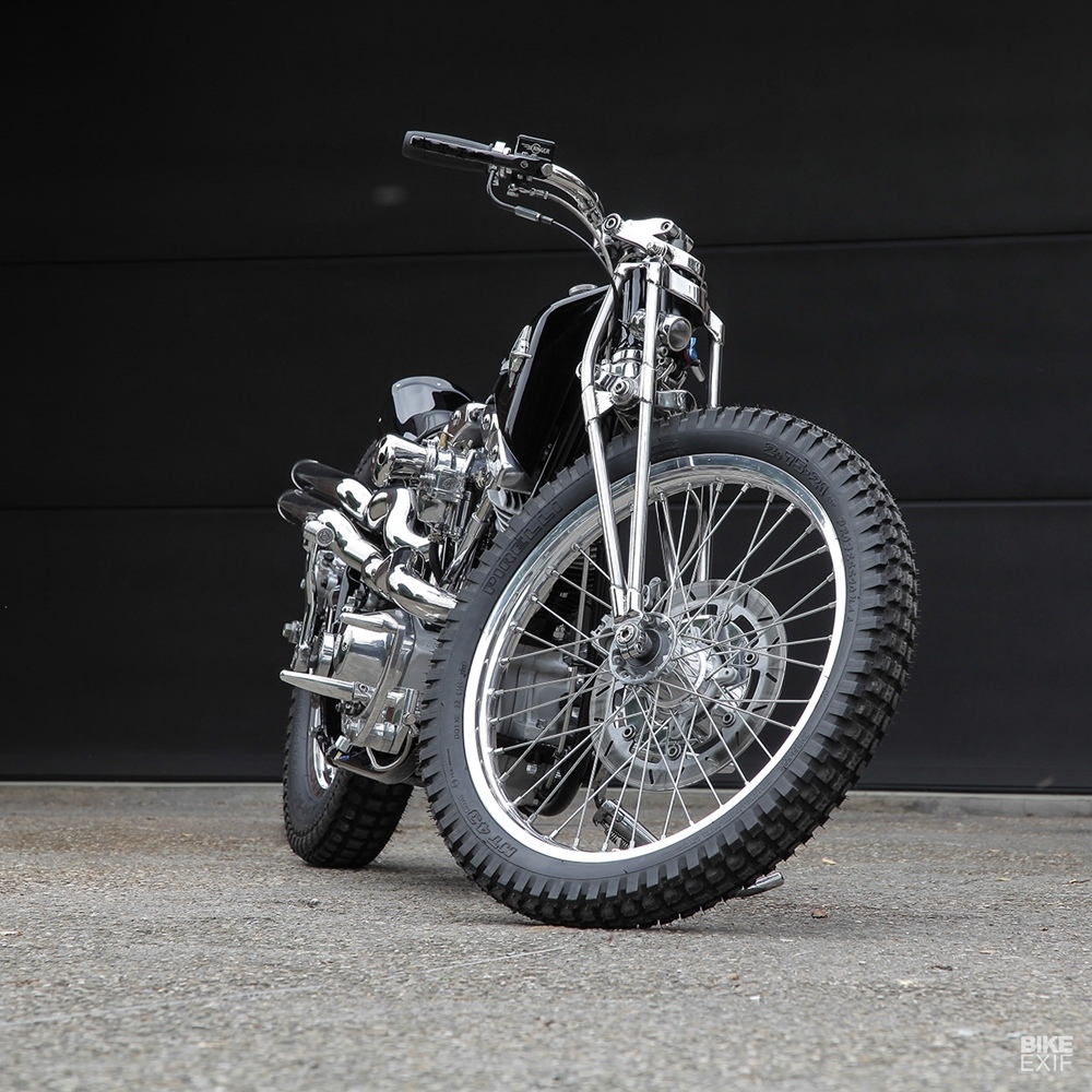 Shiny Hammer: чоппер H-D FLH Shovelhead 1972