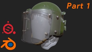 моделирование военного шлема ЗШ-1-2 в Blender (part 1)