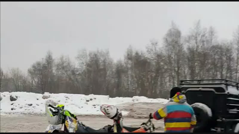Новый год на пит байках Л73
