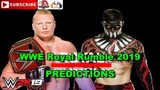WWE Royal Rumble 2019 Universal Championship Brock Lesnar vs Finn Balor (Demon) Predictions WWE 2K19