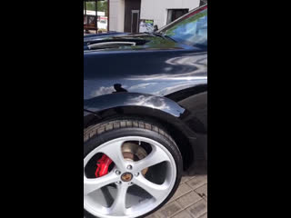 Porsche Cayenne Turbo TechArt Magnum после процедур: ➕ полировка ➕ 2 слоя жидкого стекла