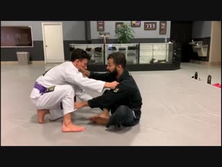 Bruno Malfacine - colar drag sweep rfom butterfly guard