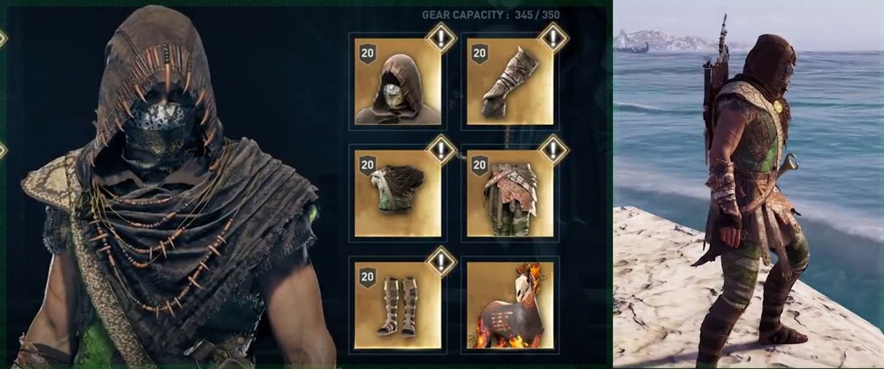 Набор легендарной брони Змеи в Assassin’s Creed Odyssey