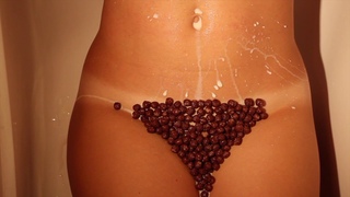 Belly button fetish ( Milk bath by PrettyNavel )