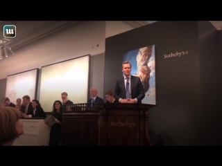Бэнкси показал, как испортил свою картину на аукционе Sotheby's