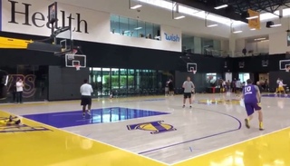 Laker’s new 3-point shooter, rookie Svi Mykhaliuk doesn’t miss