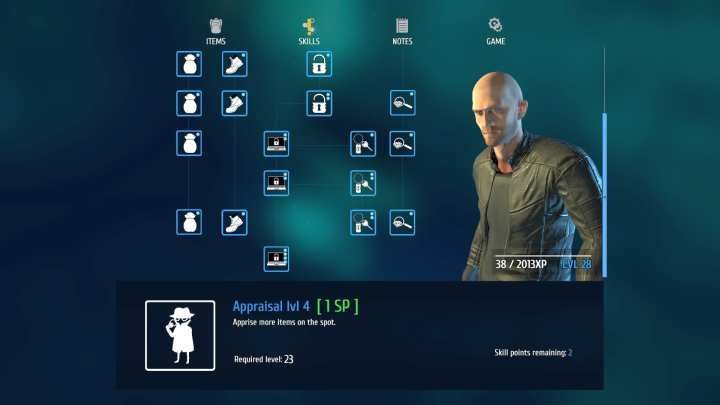 очки навыков Thief Simulator