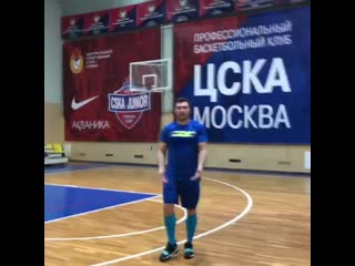 🎬Григорий Дрозд показал свое снайперское умение игры в баскетбол🏀