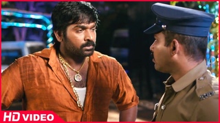 Thirudan Police Tamil Movie - Rajendran escapes from Attakathi Dinesh