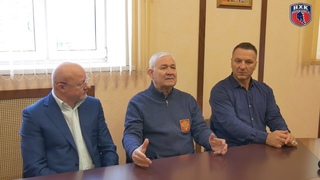 Дарюс Каспарайтис и Владимир Юрзинов провели несколько дней в Новомосковске