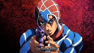 Mista Sex Pistols in Action - JoJo's Bizarre Adventure Part 5: Golden Wind Ep 7