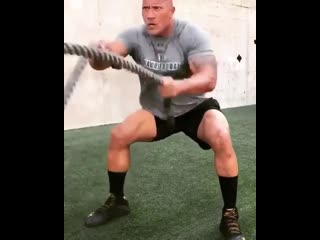 Strength of Body. Дуэйн Джонсон на тренировке