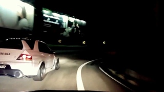 Topfoil touge evo. JDM Lancer Evolution IX. Зацеп с бешеным эво 9 / Night races on Evo