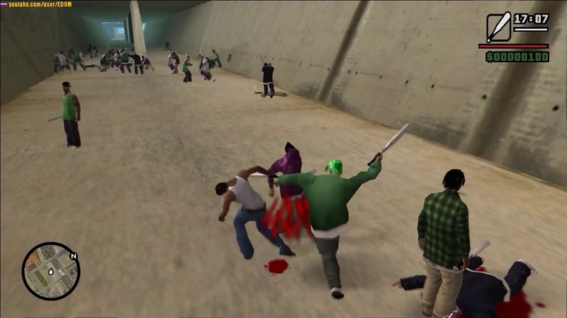 GTA San Andreas - Grove vs Ballas