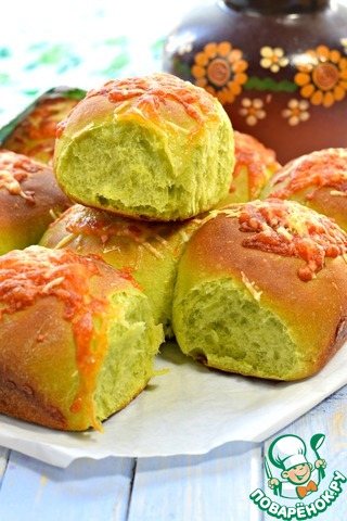 Булочки со шпинатом и сыром