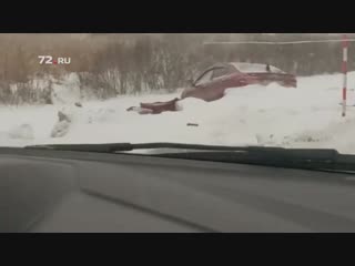 Последствия ДТП на трассе Тюмень–Омск