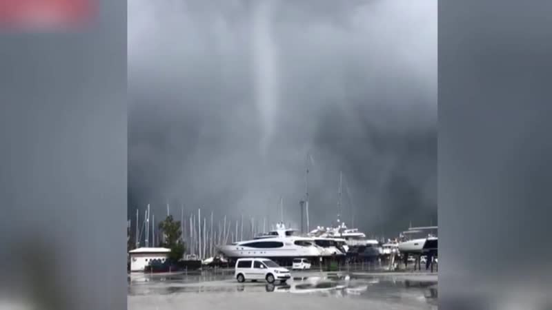 Marmaris’te hortum dehşeti