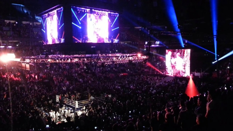 Entrance Jean pascal vs Kovalev