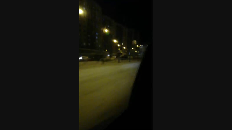Едем по ночному Питеру