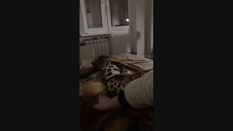 Секси пекси подруга в кроваткЭ