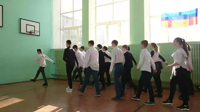 Смотр строя и песни. 9а класс