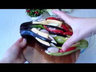 Вкуснятина нереальная из кабачка и баклажана (ингредиенты под видео)