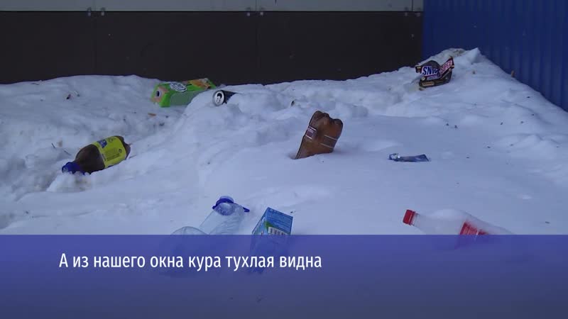 А из нашего окна кура тухлая видна