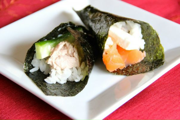 Хенд ролл суши/Hand Roll Sushi. 