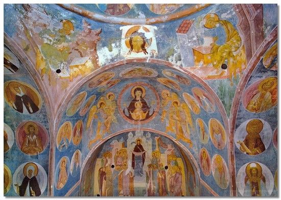 Дионисий Dionysius/Дионисий (ок. 1440 — после 1502), иконописец и живописец, один из величайших художников Святой Руси. Он расписывал Рождественский собор Пафнутиева Боровского монастыря