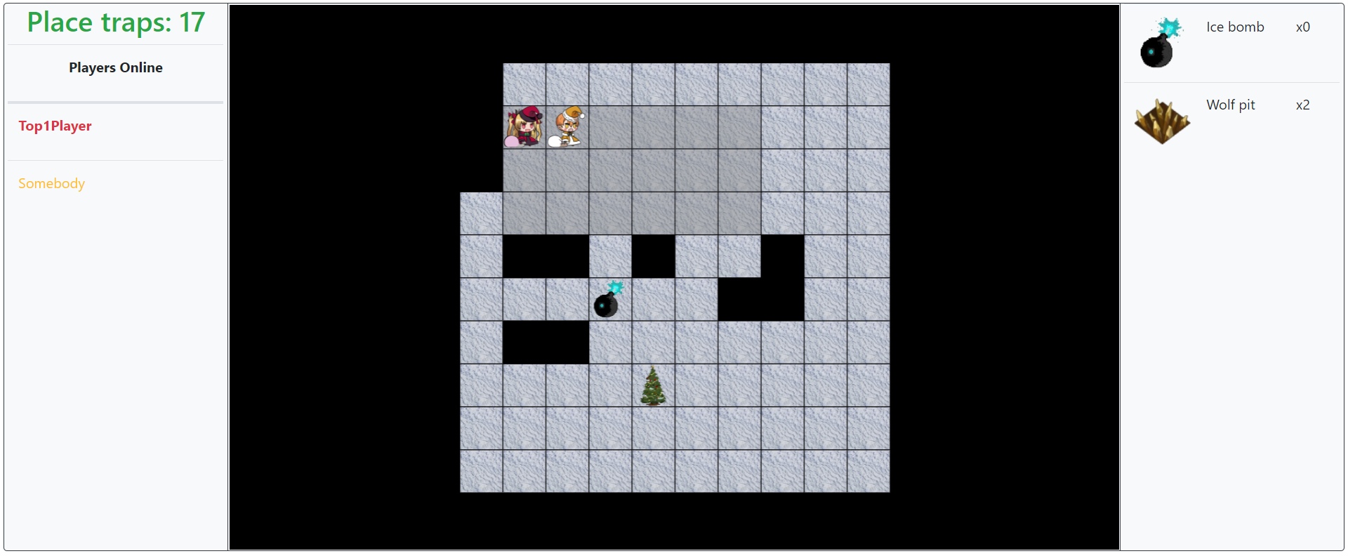 Placing traps alt text