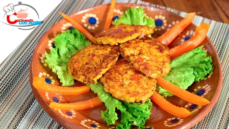 Tortitas de Zanahoria y Queso
