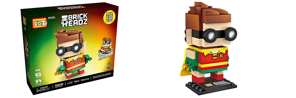 Конструктор LOZ BrickHeadz "Робин" 1422 Конструктор LOZ BrickHeadz "Робин" 1422